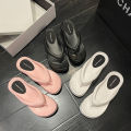Thick Sole Wedges Flip Flops For Women Summer Clip Platform Sandals Woman Non-slip Beach Slippers Girls Outdoor Slides.