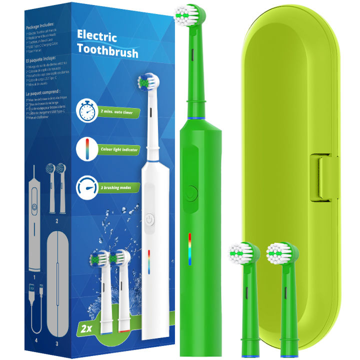 Rotating Electric Toothbrush, Intelligent Rechargeable Rotary Rotation ...