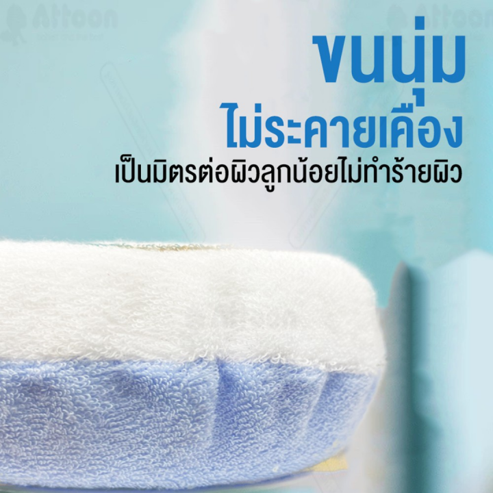 Attoon%20Sponge%20Covered%20with%20Cloth%20Baby%20Bath%20Sponge,%20Baby%20Body%20Scrub,%20Cartoon%20Pattern,%20Baby%20Sponge,%20Natural%20Sponge%20Body%20Scrub%20Sponge%20(Round/Oval%20Shape)%20-%20Image%202