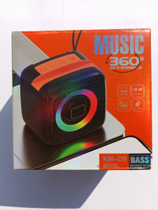 KM-D9 Portable Bluetooth Speaker with Long Battery Life