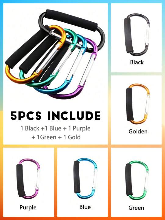 1PC%20Sturdy%20And%20Durable%20Multifunctional%20Stroller%20Hook%20With%20EVA%20Handle%20-%20Durable%20Aluminum%20Alloy%20For%20Shopping%20And%20Storage%20Accessori%20-%20Image%203