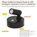 Adjustable LED Spotlights with Remote Rechargeable Motion Sensor Night Light RGB Bedroom Bedside Wall Lamp Spot Light Room Decor. 