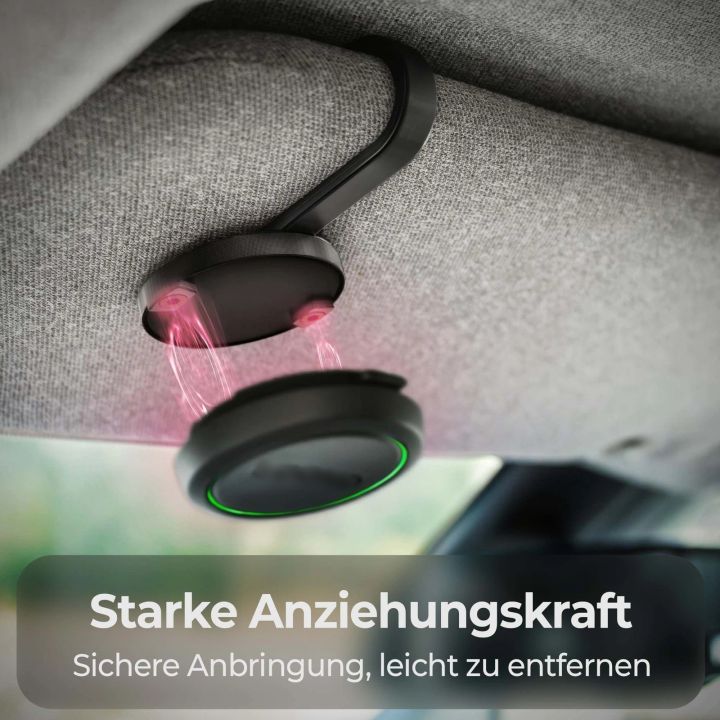 Black Universal Co Driver Mount Clip Fastener Car Sun Visor Holder Plastic Interior Sunglasses Business Card Storage for Ooono