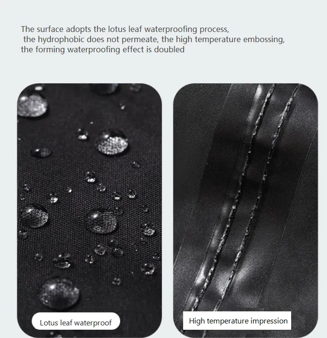 Black/red%20rain%20poncho%20with%20reflective%20stripe%20models%20hooded%20coat%20waterproof%20rain%20suit%20-%20Image%207