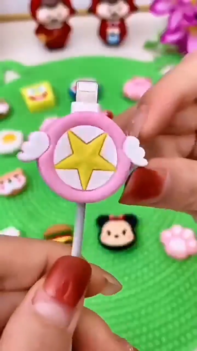 Fruit Cartoon Cable Protector Cute Charger Protector Cable Winder Organizer Cable Bite Data Line Protective Cover For Phone
