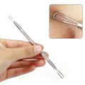 High Quality Stainless Steel Blackhead Pimples Acne Double Rings Squeeze Extractor Tool.