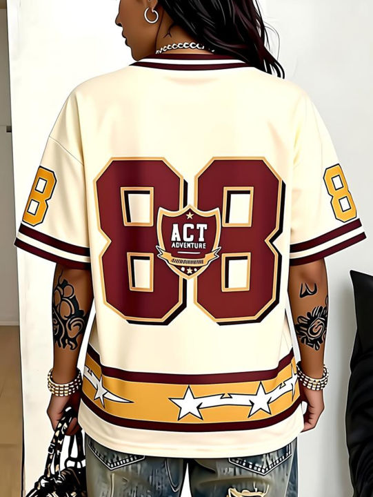Plus%20size%20women's%20clothing%202025%20new%20V-neck%20digital%20printed%20T-shirt%20pullover%20top%20essential%20for%20daily%20wear%20-%20Image%205