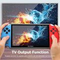 X12 PLUS Handheld Game Console 7.0 Inch HD Screen Retro Gaming Portable Video Player Built 1500 Classic Retro Games AV output. 
