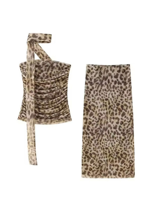 Women%20Leopard%20Print%202%20Piece%20Outfit%20Strapless%20Ruched%20Crop%20Top%20Maxi%20Skirt%20Set%20With%20Choker%20Scarf%20Party%20Clubwear%20For%20Summer%20-%20Image%206