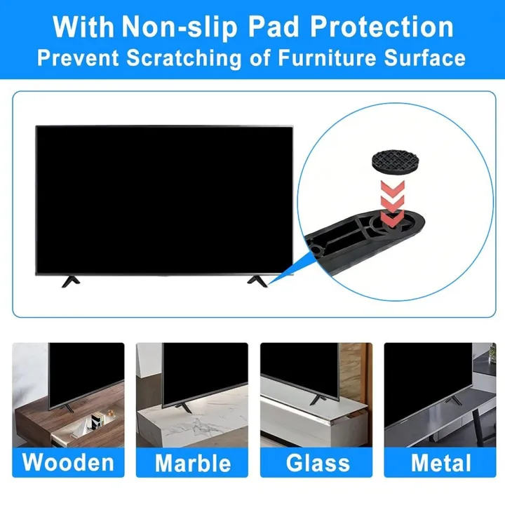 Universal%20TV%20Base%20Stand%20Legs%20With%20Screws%20With%20Non-slip%20Pads%20Television%20Tabletop%20Foot%20Black%20TV%20Stand%20Leg%20Base%20Bracket%20Living%20Room%20-%20Image%205