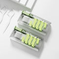 Auto Dental Floss Dispenser Small Hilo Portable Floss Picks Storage Box Refillable Toothpicks Teeth Cleaning Tool Tooth Pick.