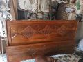 Semi box double bed stylish quality wood bed.