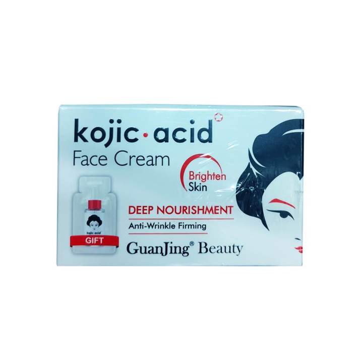 Guanjing%20Beauty%20Kojic%20Acid%20Face%20Cream%2050g%20%E2%80%93%20Dark%20Spot%20Remover,%20Skin%20Brightening%20Cream,%20Anti-Aging%20Moisturizer%20for%20Glowing%20Skin%20-%20Image%203