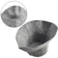 Felt Sauna Hat Anti Heat Russian Cap Thicken Wool Felt Shower Cap Hair Turban For Bath House Head Protection Drop. 