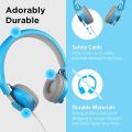 LilGadgets Untangled Pro Wireless Headphones for Kids for School, On-Ear Bluetooth Kids Headphones with Built-in Microphone. 