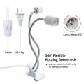 STONEGO E27 Dual Head LED Light Socket Clip Suitable 360° Rotatable and Adjustable Creative for Various Lighting Scenes.