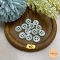 Shell on shell button 4 holes #8-4H [ready to ship in Thailand]. 