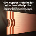 JEYI Copper M.2 Heatsink, NVMe 2280 SSD Copper Cooler Solid State Disk Radiator with Thermal Silicone Pad for Laptop Desktop. 