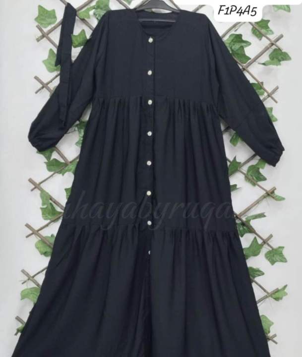 Plated Front Open Abaya with Belt Abaya For Girls | Abaya For Women | Abaya For Girls New Design Stylish | Abaya | Abayas | Burka For Girls | Abayas For Girls | Burka For Girls Stylish | Girls Abaya | Abaya For Girls New Design Stylish