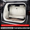 LED Trunk Lighting Lights Dynamic Flowing Flexible Light Strip On/Off Scanning Atmosphere Lamp Waterproof for Car Accessories. 