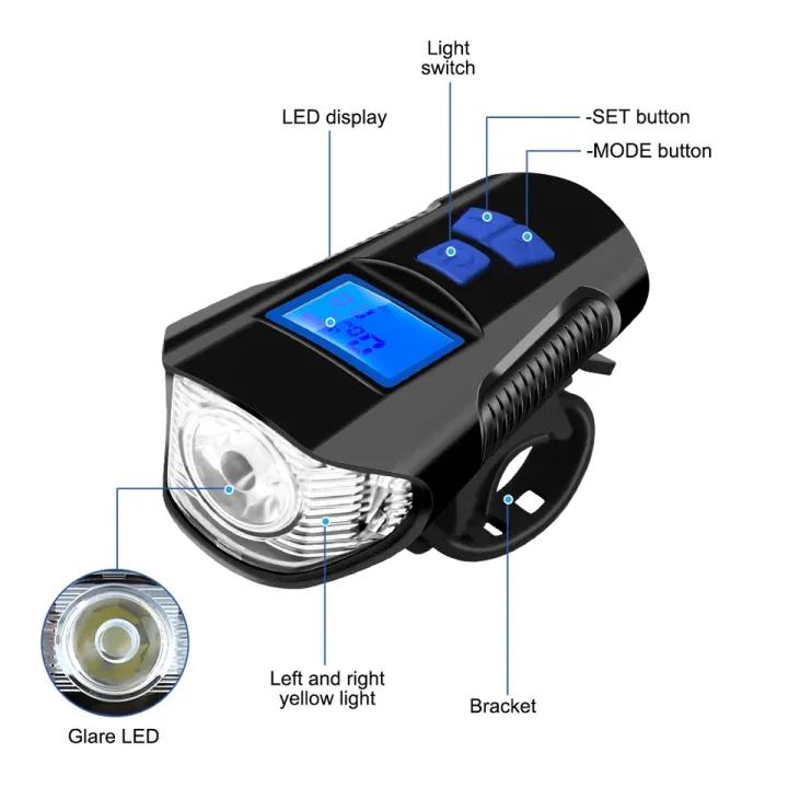 Waterproof%20FY-317%20Bicycle%20Light%20USB%20Rechargeable%20Bike%20Front%20Light%20Flashlight%20with%20Computer%20LCD%20Speedometer%20Cycling%20Lantern%20with%20Horn%20-%20Image%204