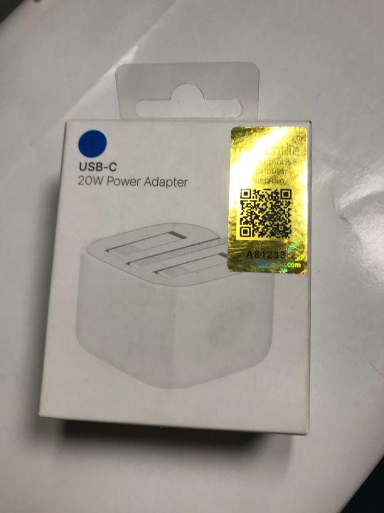 Usb C 20W IPHONE Adapter Designed By Apple.co Original Serial Number Imii  20W Power Adapter Compatible With Apple watch I Phone 13 Pro max 14 Pro 14 Pro Max