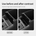LUCKEASY for Kia Sorento 2021-2025 Central Console Storage Box Car Accessories Organizer Storage Case In Front Of Armrest Box. 