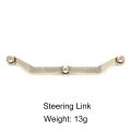 TRX4M Axle Brass Weights Steering Link Blocks Knuckle Diff Cover Caster Blocks for 1/18 RC Crawler TRX4-M Chassis Upgrade Parts. 