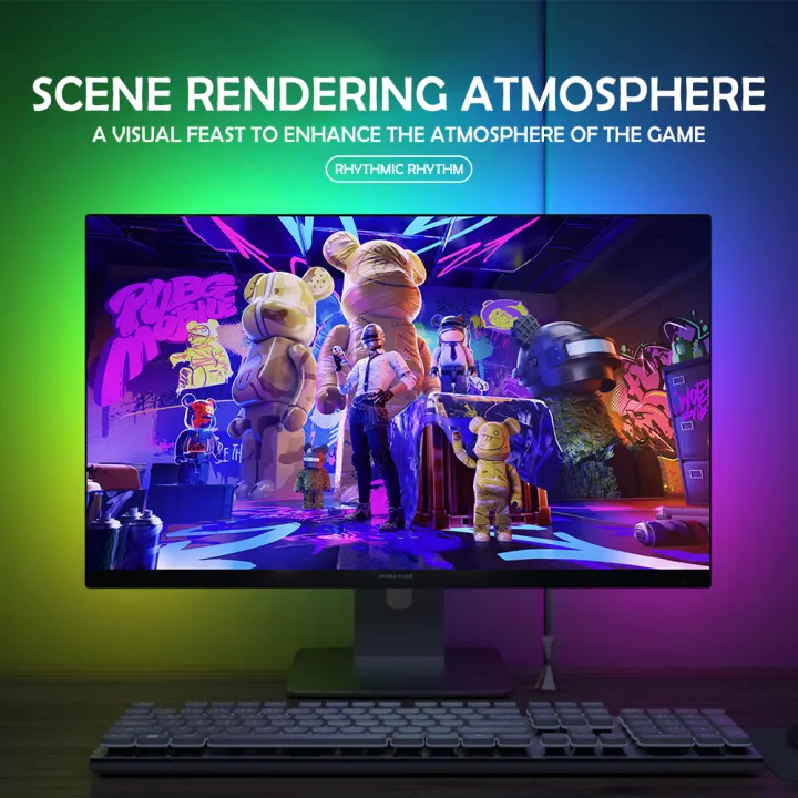 RGB%20Gaming%20Lights%20Strip%20Monitor%20Backlight%20LED%20Display%20Sync%20PC%20Atmosphere%20Screen%20APP%20Music%20Synchronization%20Decor%20Game%20Room%20Party%20-%20Image%204