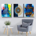 3 Piece PVC Wall Poster Combo Set 6x8 Inch for Home and Office Decoration. 