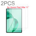 2PCS Glass For pad X8a 11'' 11-inch Scratch Proof Tempered Glass Screen Protector.