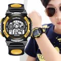 Children Watches Digital Sport Wristwatch For Kids Boys Girls Silicone Strap Waterproof Fashion Simple Big Dial Clock. 