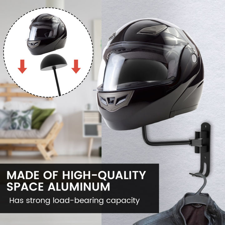 New%20Motorcycle%20Helmet%20Rack%20180%C2%B0%20Rotation%20Wall%20Mounted%20Helmet%20Storage%20Holder%20Alloy%20Helmet%20Hanger%20Stand%20Hook%20for%20Bicycle%20Helmets%20-%20Image%205