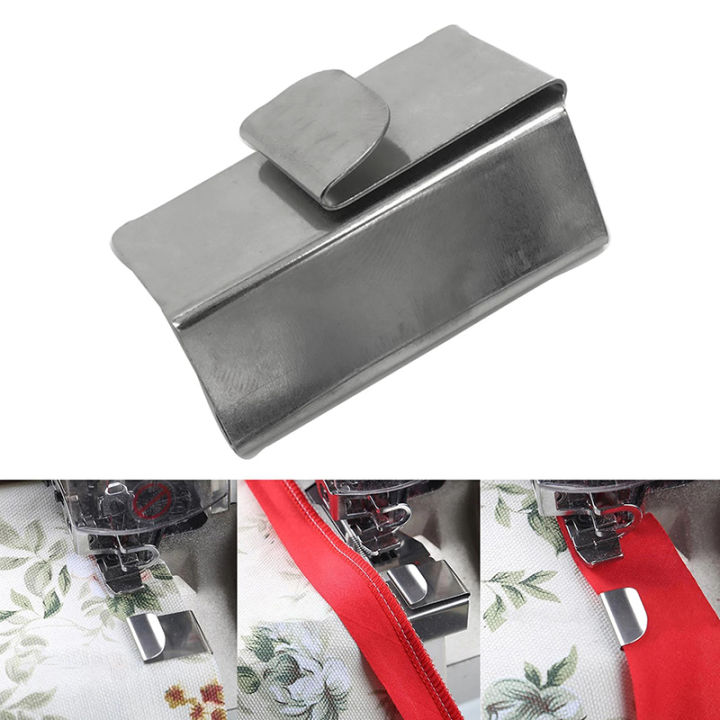 Steel Seam Guide for Precisely Aligned Hems Seams Hemming Folder Parts Seam Gauge for Industrial Overlock Sewing Machine