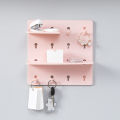 Pegboard Combination Kit, Pegboards and Accessories Modular Hanging for Wall Organizer, Crafts Organization Ornaments Display.