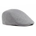 Men's Spring Autumn Beret Male Horn Korean Retro Solid Peaked Cap Forward Hat For Women Protection Elasticity Peaky Blinders D13. 