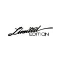 2pcs Limited Edition Emblem Badge auto car Sticker Limited Edition Logo for Car Motorcycle Truck Bike.
