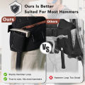 Leather Tool Vest for Men – Adjustable 37-Pocket Work Vest for Electricians, Carpenters, and Construction Workers. 