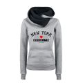 2025 Ladies Urban Fashion Warm Luxury Pullover Brooklyn Print Hoodie for Woman Fall Winter Daily Casual Sporty Hooded Sweatshirt. 