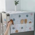 Refrigerator washing machine cover cloth dust cover oil proof household storage refrigerator cover cover towel.