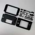 Replacement Top & Middle Frame Cover Shell ABXY Full Set Black Buttons with Pen For 3DS XL LL Game Console Accessories.