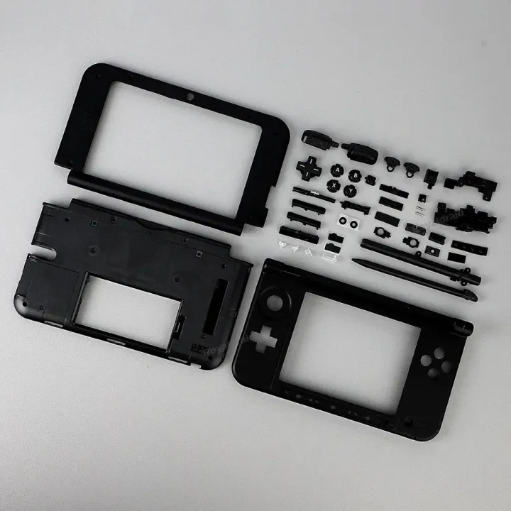 Replacement%20Top%20&%20Middle%20Frame%20Cover%20Shell%20ABXY%20Full%20Set%20Black%20Buttons%20with%20Pen%20For%203DS%20XL%20LL%20Game%20Console%20Accessories%20-%20Image%206