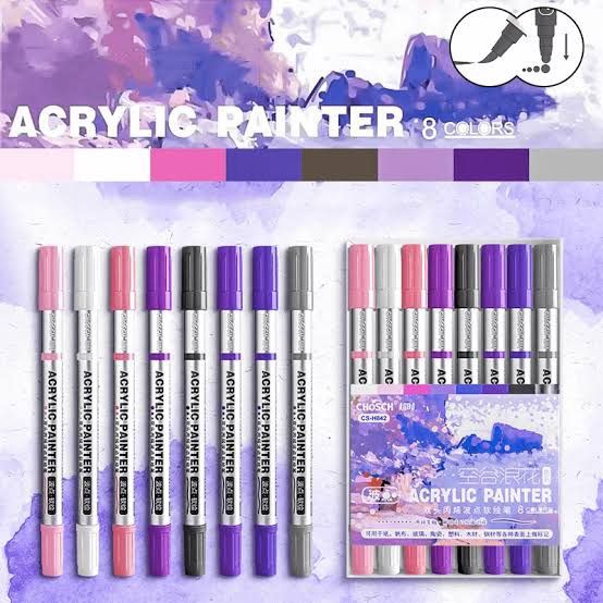 Chosch Acrylic Marker-12 pcs