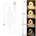 USB Zigbee COB LED Strip 5V 1m 2m 3m Warm Natural White TV BackLighting Cabinet Lighting Room Decor for Alexa/ Assistant. 