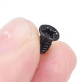 100PCS/Set  3.5" Hard Drive HDD Tray Computer Chassis Disk Black Screw For PC. 