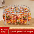 1Set Stainless Steel Grill &Skewers,24/36/48 Pcs Needle,BBQ Set, Air Fryer,Oven,Grill,Skewers,grill Accesories Kitchen Tools.