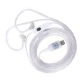 KZ Type-C Oxygen Free Copper Silver Plated C-Type 0.75mm 2-Pin Wire Compatible with EDX Series.