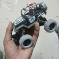 Pull Back Shock Absorber Big Wheel Toy Police Car.