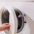 1 Piece of Front-Mounted Washing Machine Ventilated and Mildew-Proof Door Lock, Deodorant, Metal Veneer with Magnetic to Ensure the Lock under the Ventilation and Safe, with Air Circulation, and the Washing Machine Door Stop Bracket. 