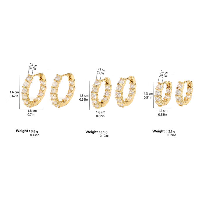Yupsk%206pcs%20Shiny%20Zircon%20Ear%20Rings%20White%20Gold%20Color%20Huggie%20Cartilage%20Piercing%20Ear%20Cuff%20Tiny%20Earring%20for%20Women%20Men%20Jewelry%20Gift%20-%20Image%206
